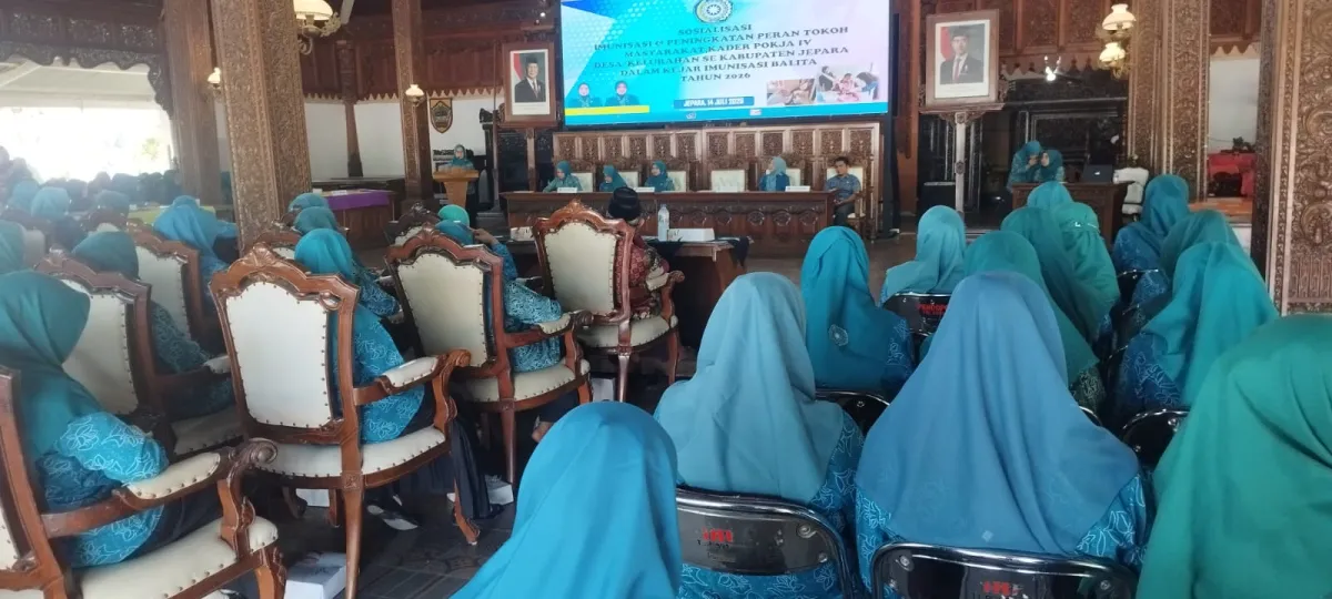 Sosialisasi Imunisasi dan Peningkatan Peran Tokoh Masyarakat Pokja IV Desa/Kelurahan Se-Kabupaten Jepara