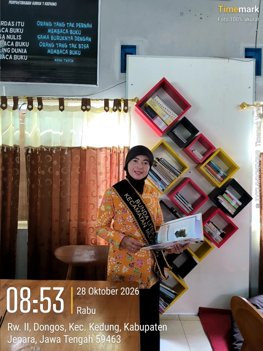 Bunda Literasi Kecamatan Mlonggo Ajak Generasi Muda Semangat Membaca di Hari Sumpah Pemuda ke-98