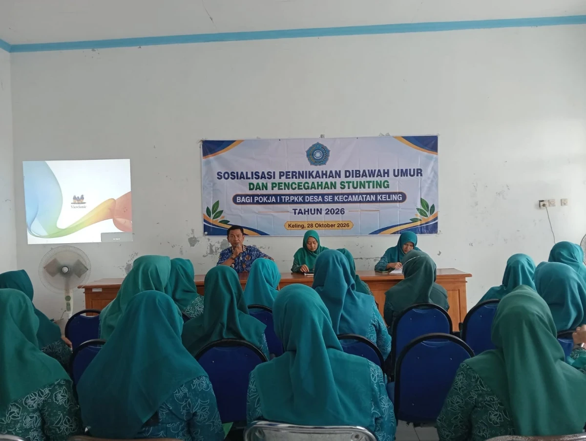 Rakor TP.PKK Kecamatan dan Ketua TP.PKK Desa se Kecamatan Keling Tahun 2026