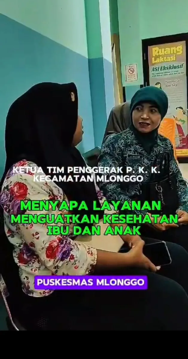 Ketua Tim Penggerak PKK Kecamatan Mlonggo Menyapa Layanan Menguatkan Kesehatan Ibu dan Anak di Puskesmas Mlonggo