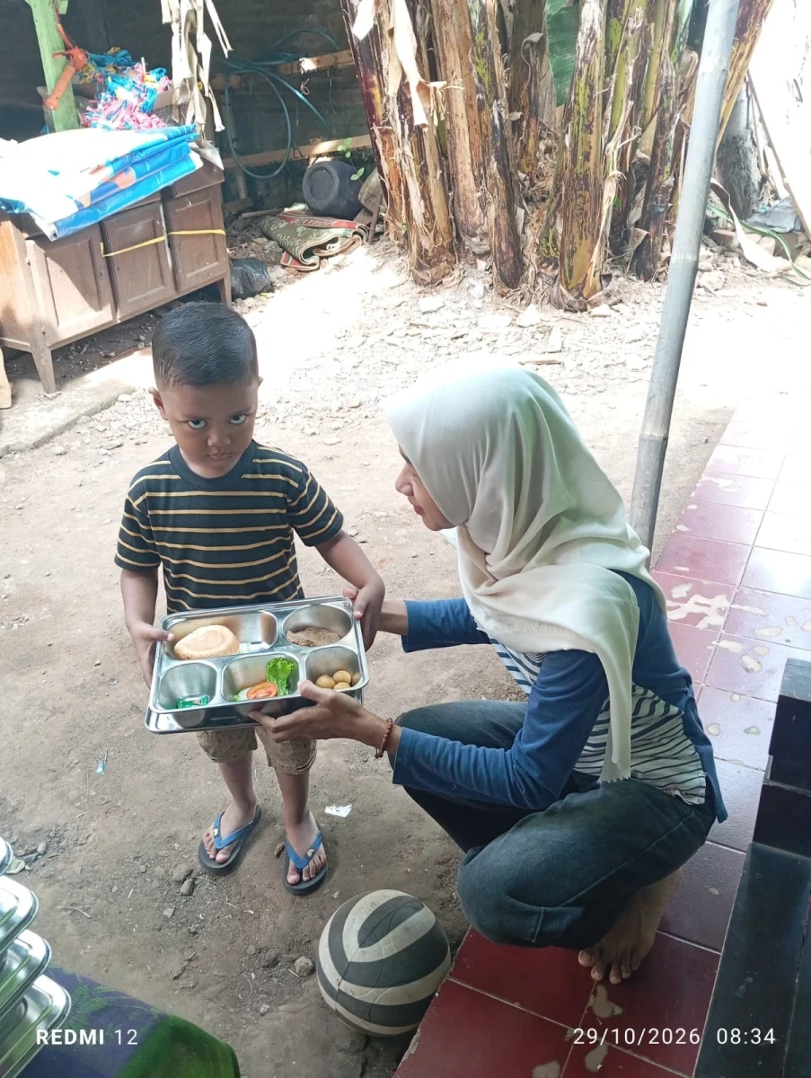 Posyandu nusa indah 8 tahunan dukung kebutuhan gizi balita ibu hamil dan ibu menyusui dg pendistribusian menu mbg
