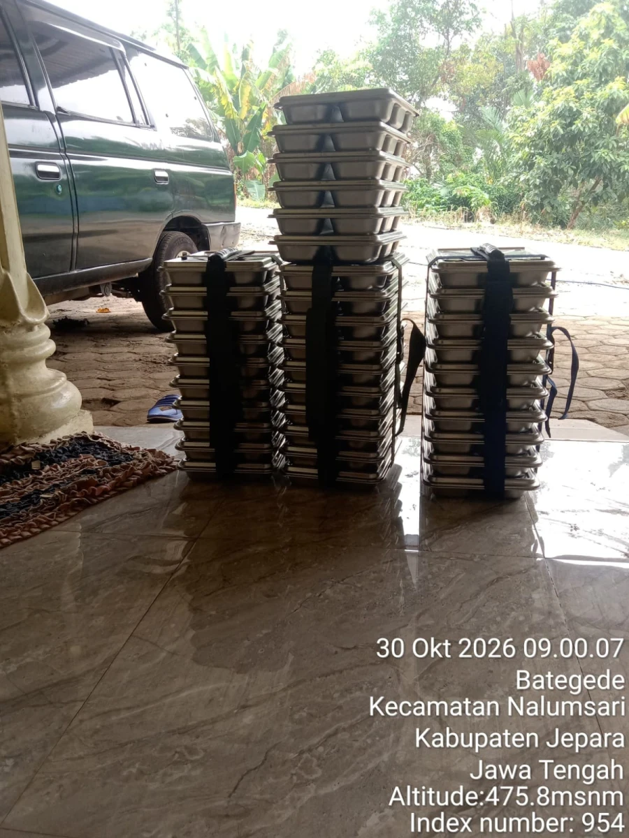 Pendistribusian mbg ke posyandu serni jaya 1