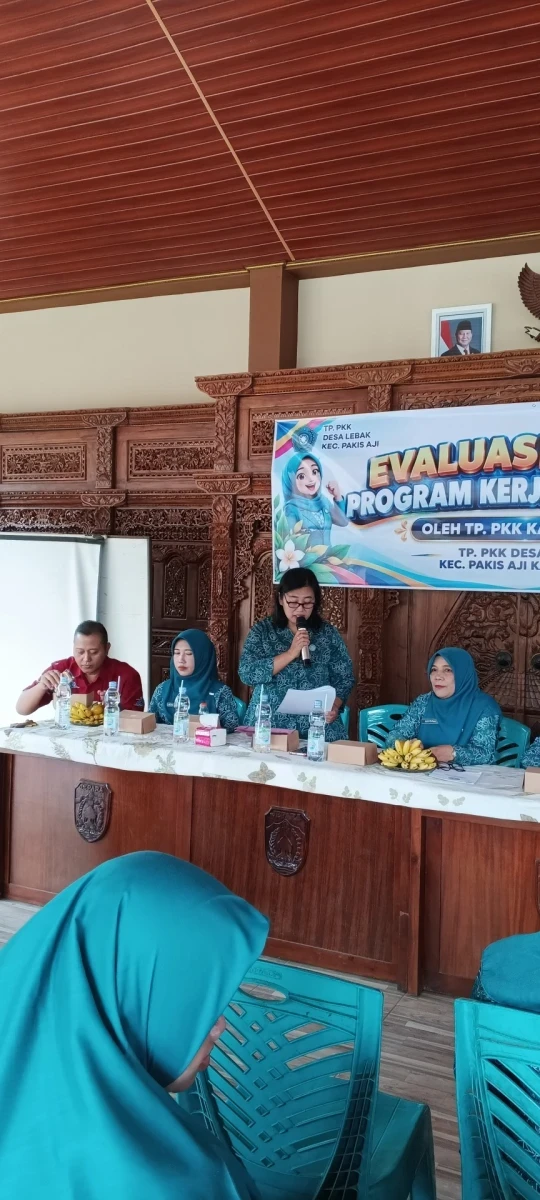 Evaluasi akhir program TP PKK Desa Lebak 