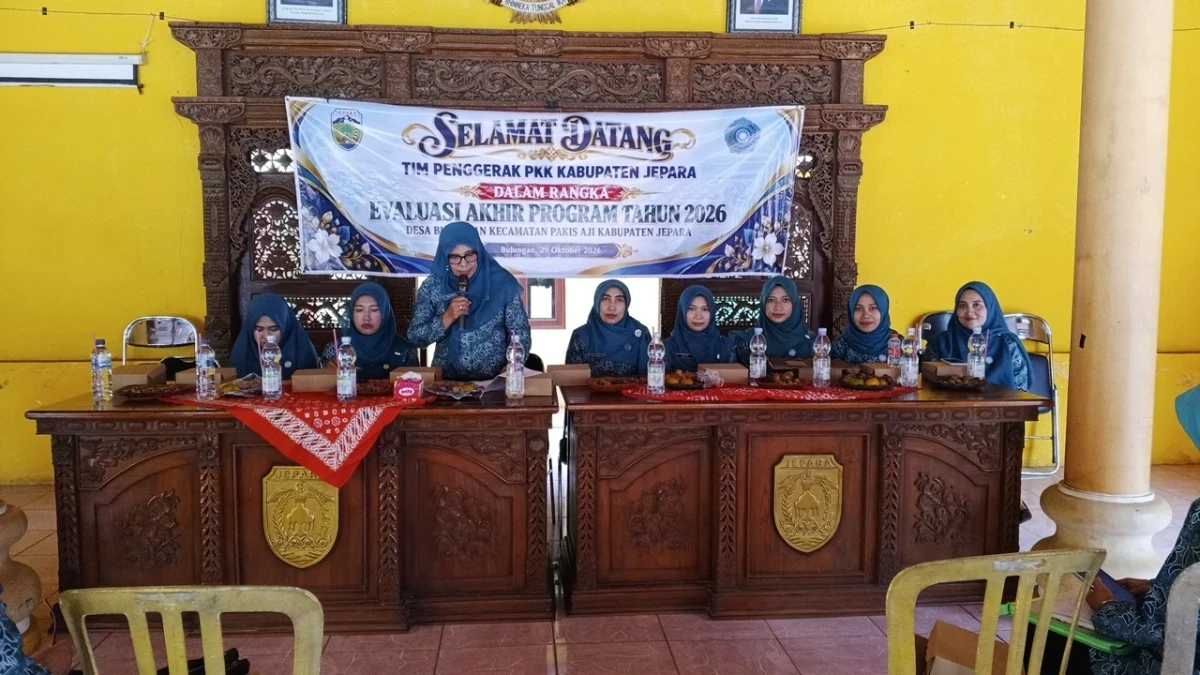 TP PKK KECAMATAN PAKIS AJI Pendampingan Evaluasi Akhir TP PKK Desa Bulungan oleh TP PKK Kabupaten Jepara
