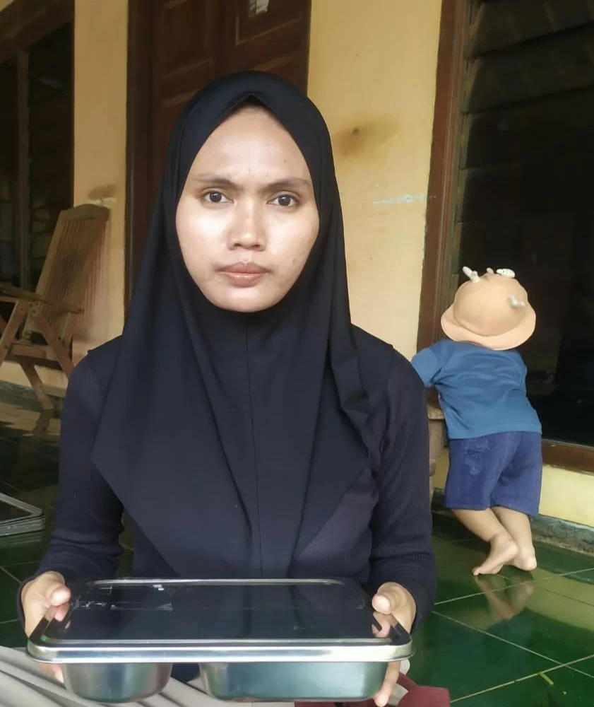 Menu Pemberian Makanan Tambahan (PMT) Posyandu Harapan 6, RW 07 Karanggondang