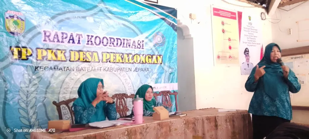 Rakor TP. PKK Desa Pekalongan