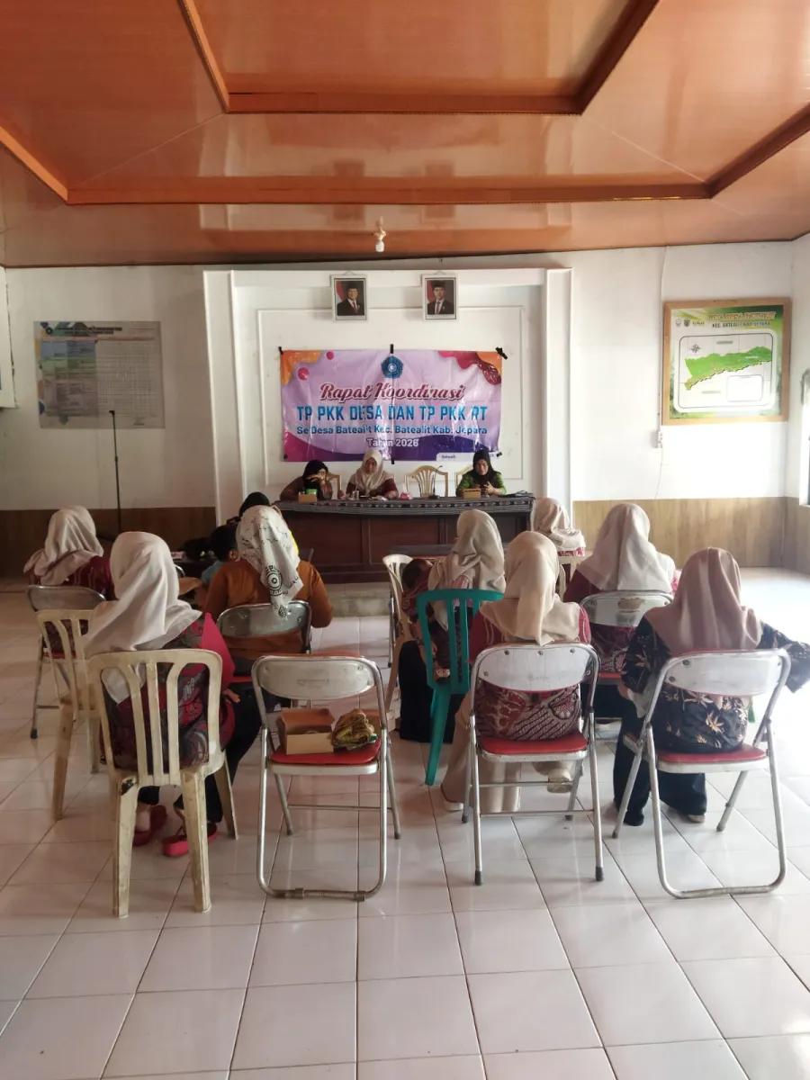 Rakor TP. PKK Desa Batealit