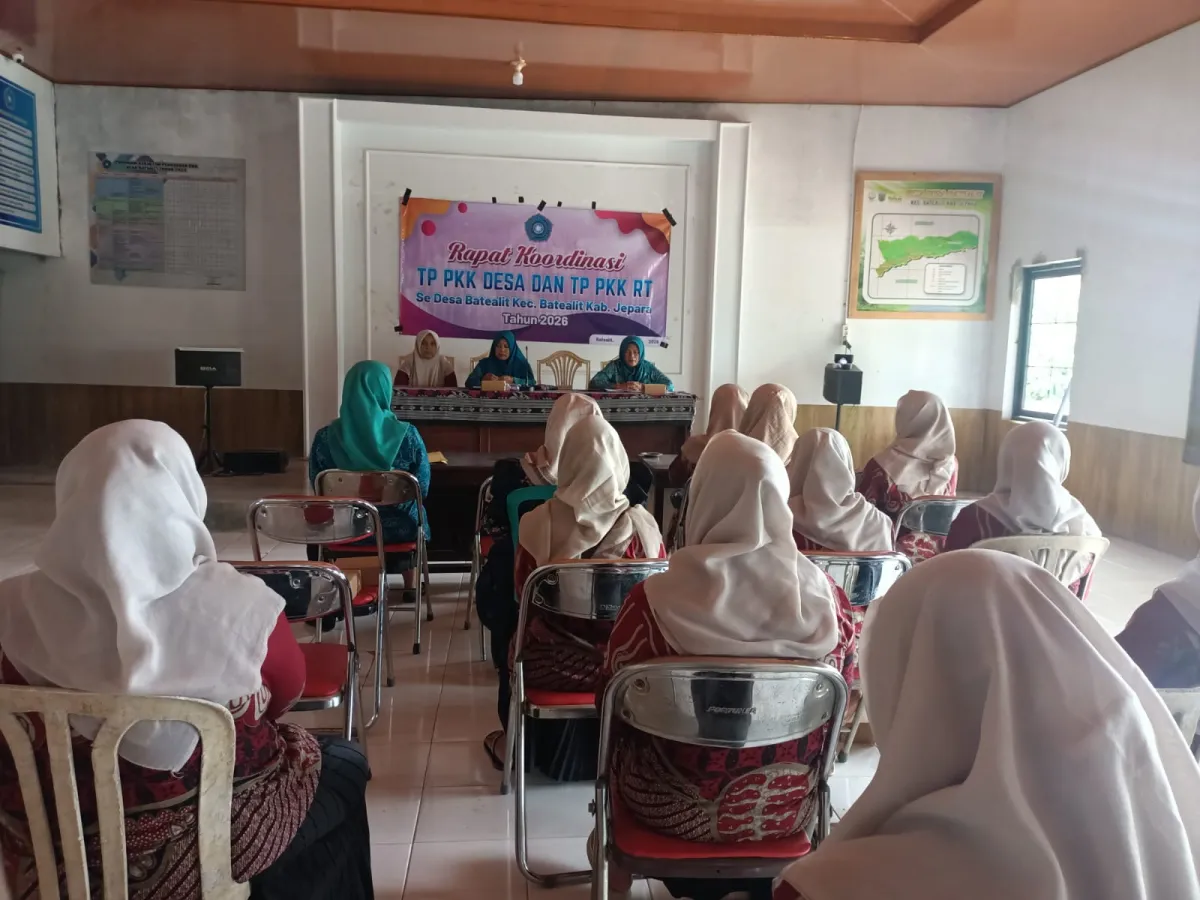 Rakor TP. PKK Desa Batealit