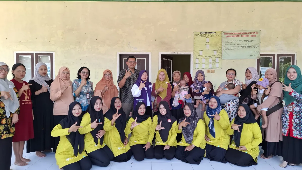 Kunjungan Pembina Posyandu Kecamatan Donorojo ke Posyandu Mekar Sari III & IV Di Desa Ujungwatu