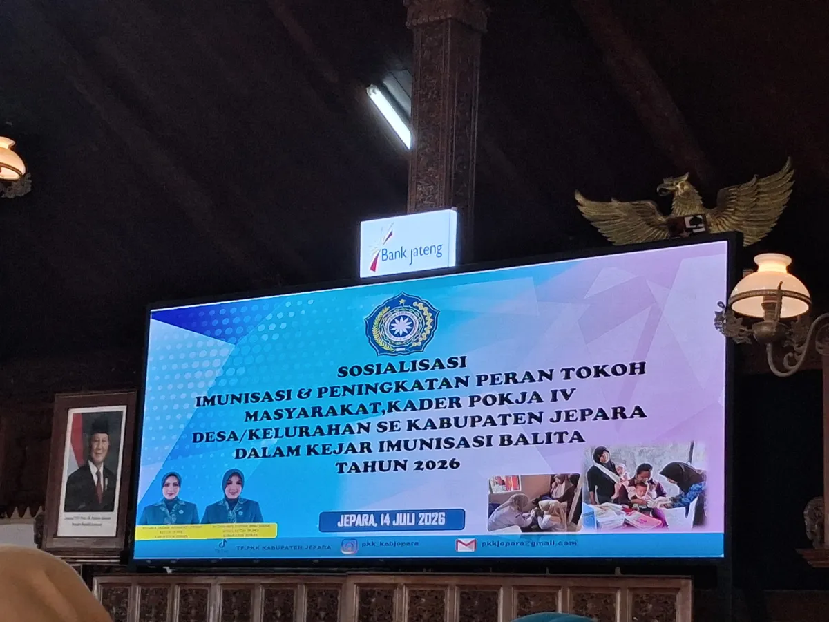 Sosialisasi Imunisasi & Peningkatan Peran Tokoh Masyarakat, Kader Pokjaa IV Desa se-Kabupaten Jepara Dalam Kejar Imunisasi Balita Tahun 2026
