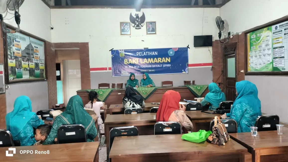 Rakor TP. PKK Desa Mindahan dan Pelatihan Pokja II