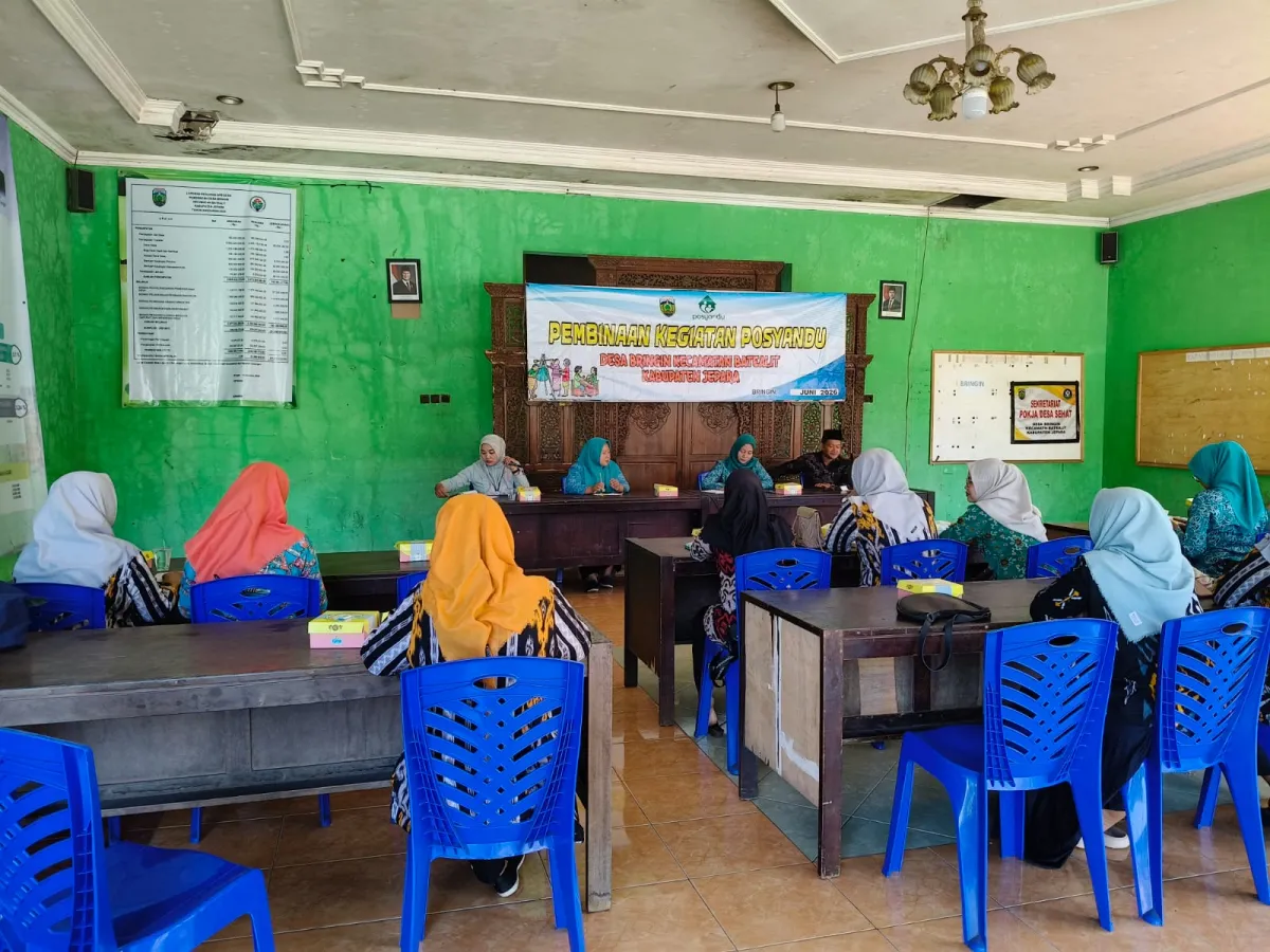 Rakor TP. PKK Desa Bringin dan Pembinaan Posyandu Pokja 4