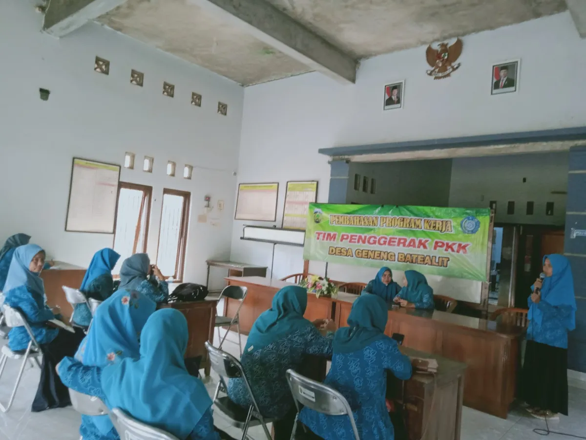 Rakor Pembahasan Program Kerja TP. PKK Desa Geneng