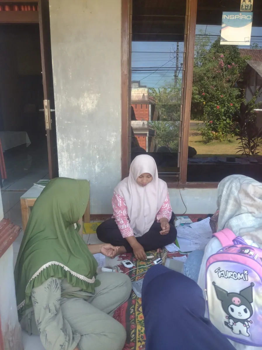 Kegiatan posyandu di Posyandu HB1