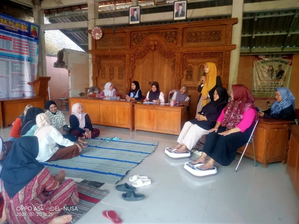 PERTEMUAN PKK RUTIN DESA PLATAR