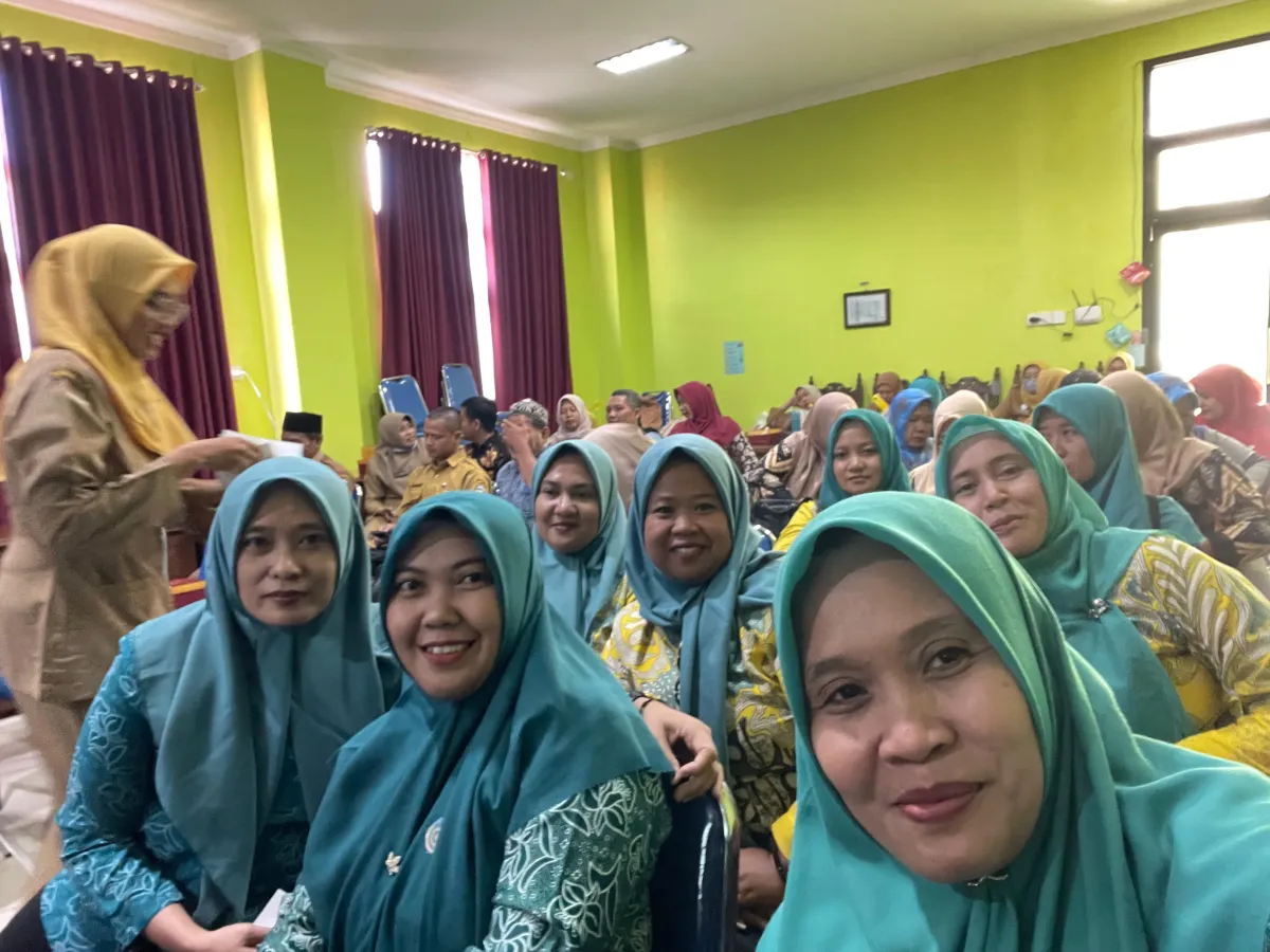 Ketua TP PKK Desa Tahunan Hadiri Pertemuan Evaluasi Pembekalan Pemberian Makanan Tambahan (PMT) Pangan Lokal di Puskesmas Tahunan