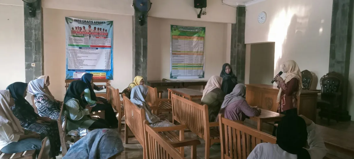 Pertemuan rapat koordinasi pengurus TP PKK desa 