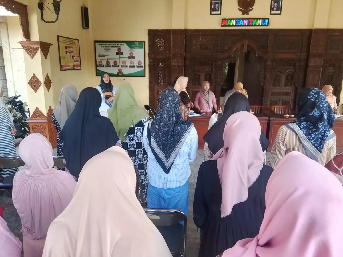 SOSIALISASI PHBS  (PERILAKU HIDUP BERSIH DAN SEHAT )