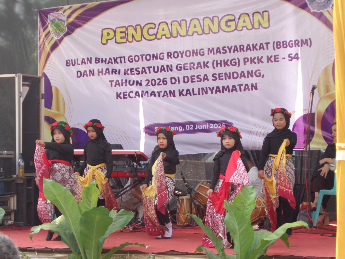 Pencanangan BBGRM & HKG PKK Tingkat Kecamatan Kalinyamatan