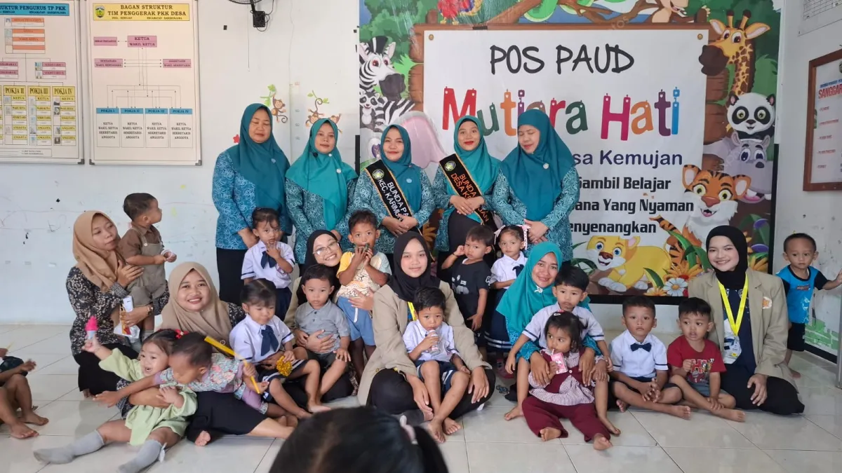 Monitoring Pos PAUD Mutiara Hati Desa Kemujan