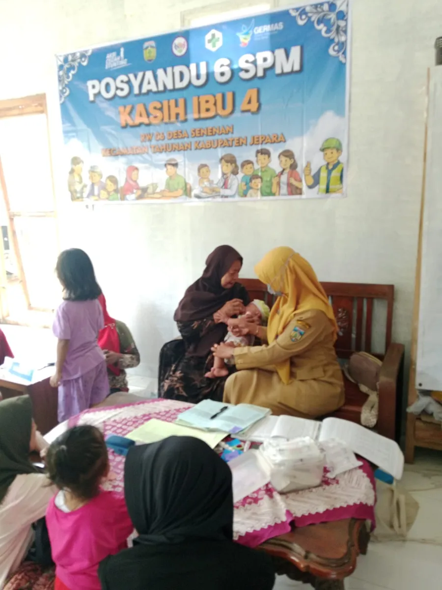 Pelayanan Posyandu Balita dan Lansia Posyandu Kasih Ibu 4 Desa Senenan