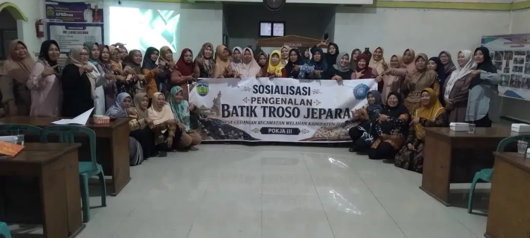 Sosialisasi pengenalan batik troso jepara
