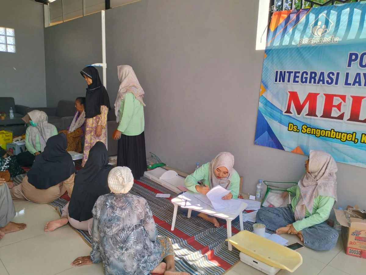 Kegiatan posyandu melati 4 bulan juli 