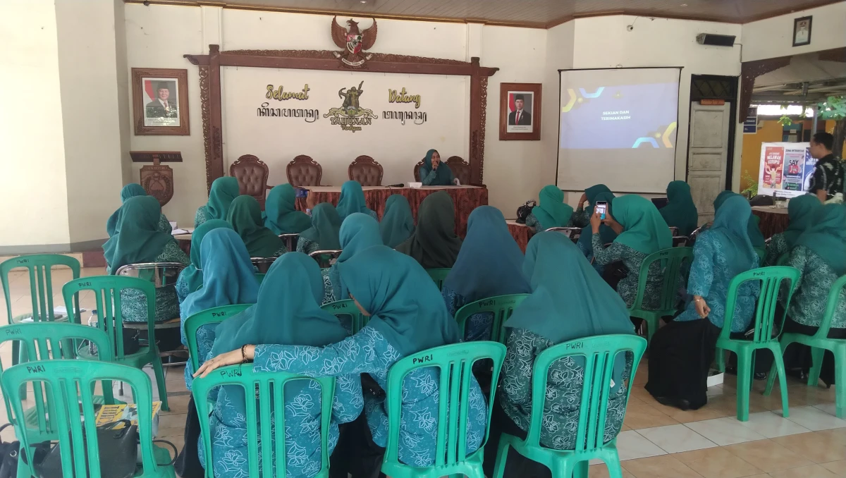 Rakor PKK desa se kecamatan tahunan