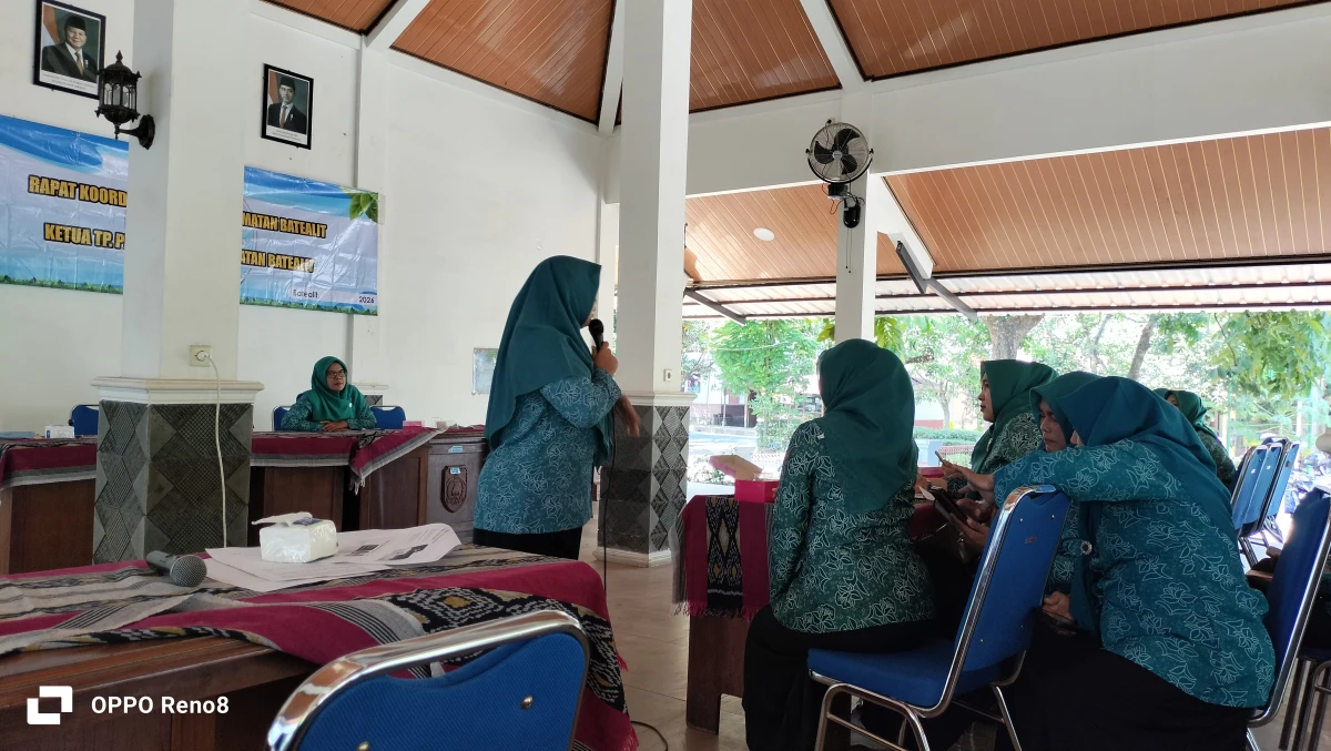 Rapat koordinasi TP.PKK Kecamtan Batelit Dengan Ketua TP.PKK Desa Se Kecamtan Batealit