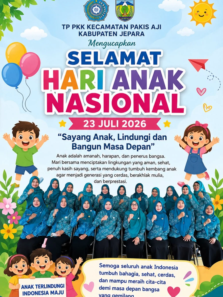 Hari Anak Nasional (HAN) Tahun 2026 TP PKK Kecamatan Pakis Aji