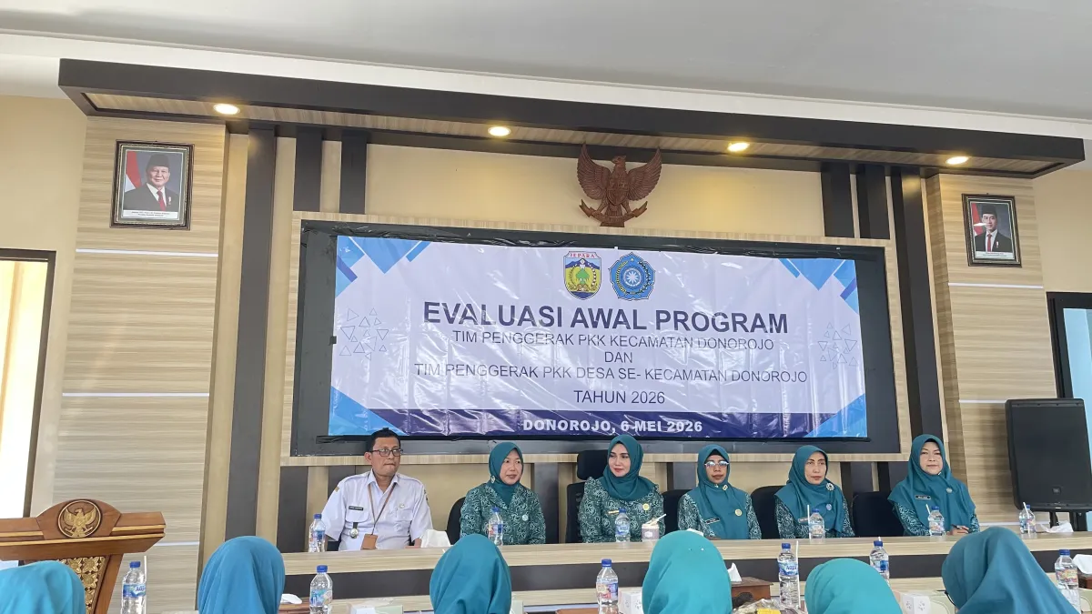Evaluasi Awal Program TP PKK Kecamatan Donorojo