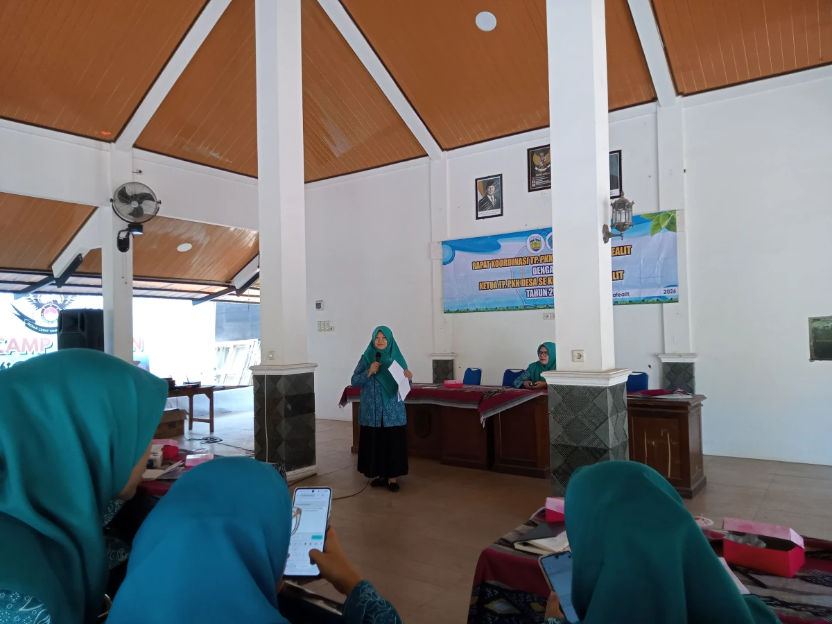 Sosialisasi Hasil Pelatihan Digital Marketing di Rakor TP PKK Kecamatan dan TP PKK Desa Se Kecamatan Batealit 