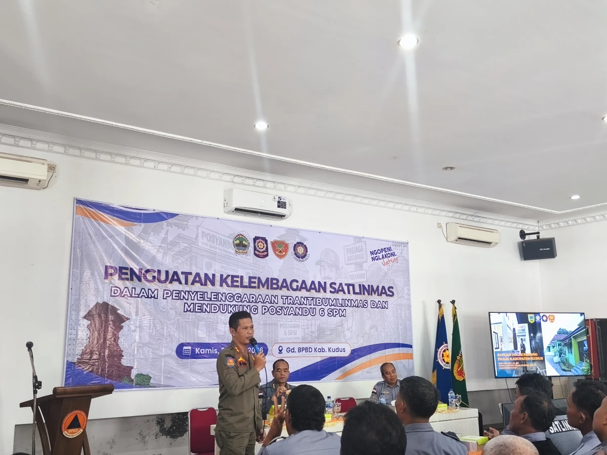 PENGUATAN KELEMBAGAAN SATLIMAS DALAM PENYELENGGARAAN TRATIBUMLINMAS DAN MENDUKUNG POSYANDU 6 SPM 