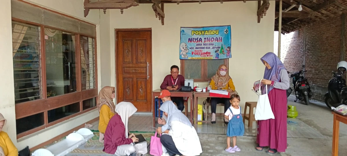 POSYANDU BALITA NUSA INDAH DESA TIGAJURU BULAN JULI