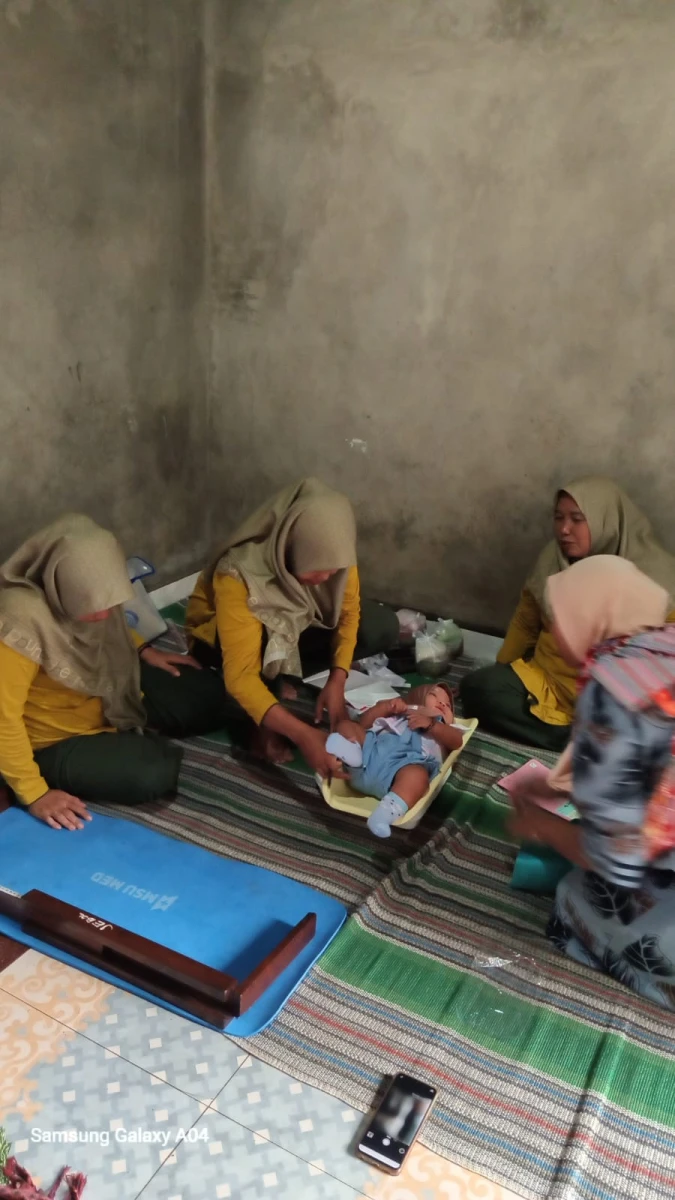 Pelaksanaan Pelayanan Posyandu Anggrek 1 Desa Jebol 