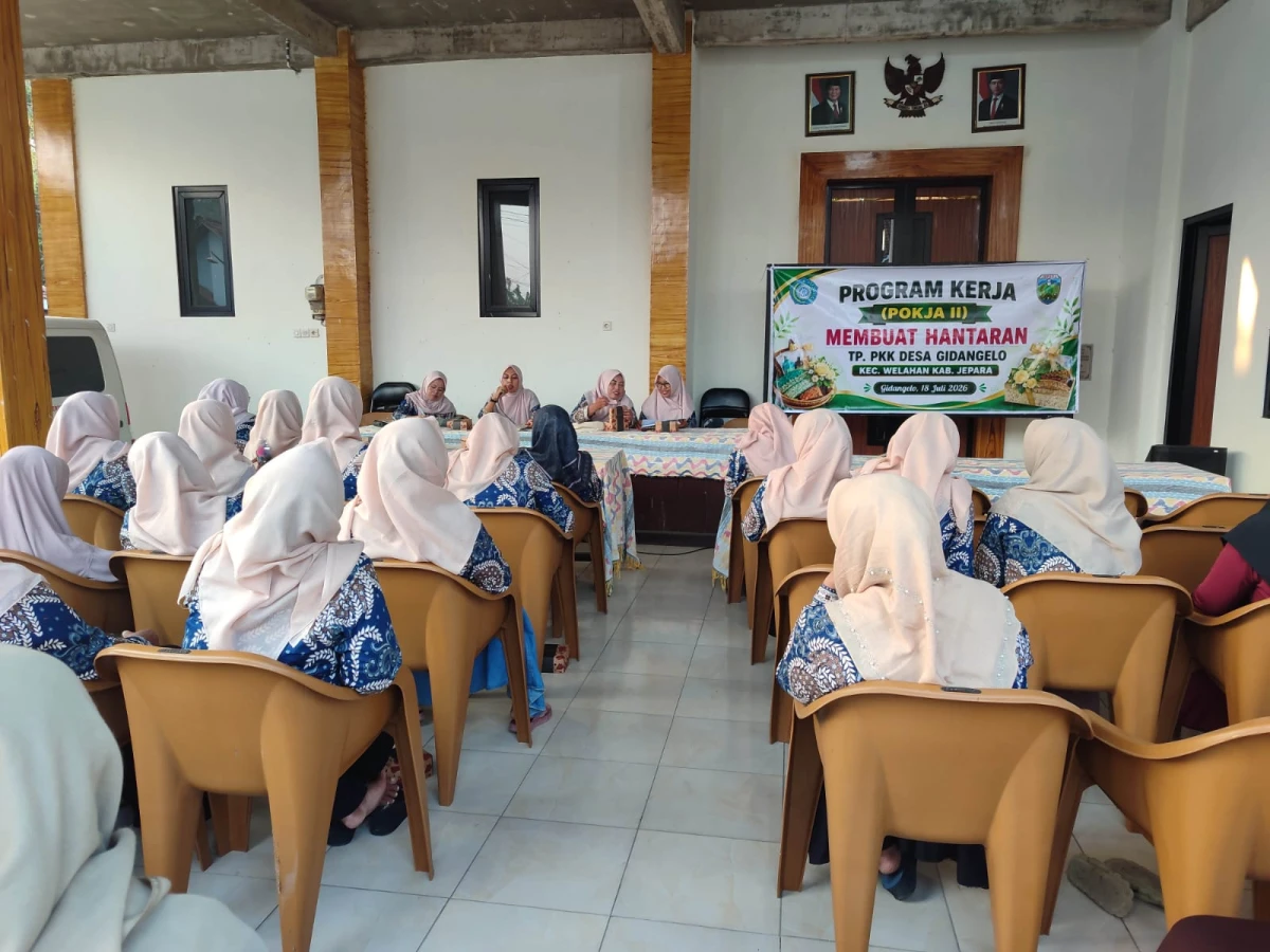 Rapat Koordinasi TP PKK Desa Gidangelo