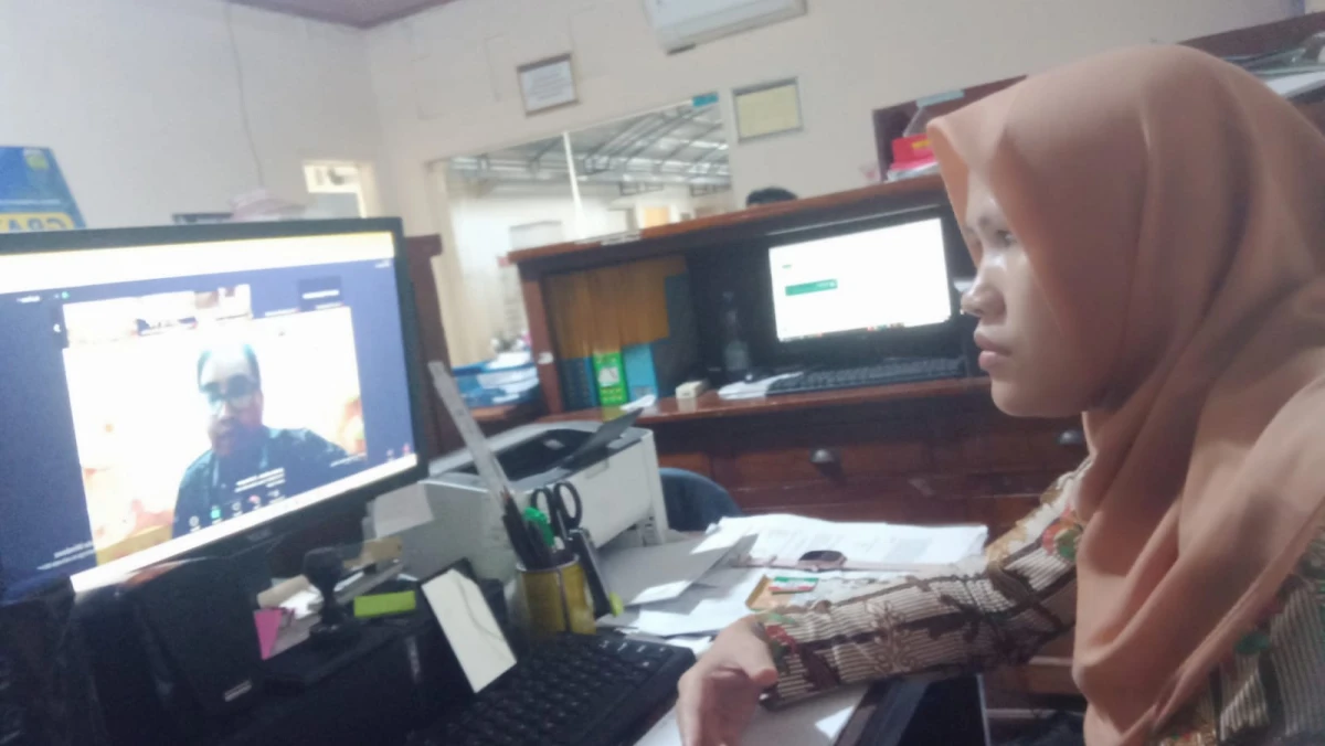Zoom meeting posyandu 6 SPM