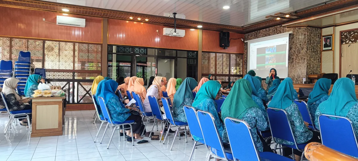 Rakor TP. PKK Kecamatan Jepara dengan TP PKK Desa/Kelurahan se Kec. Jepara