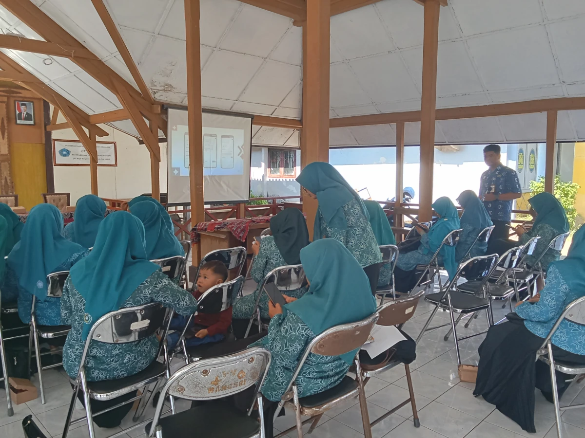 Rakor TP PKK Kecamatan Bangsri beserta Ketua TP PKK Desa se-kecamatan Bangsri.