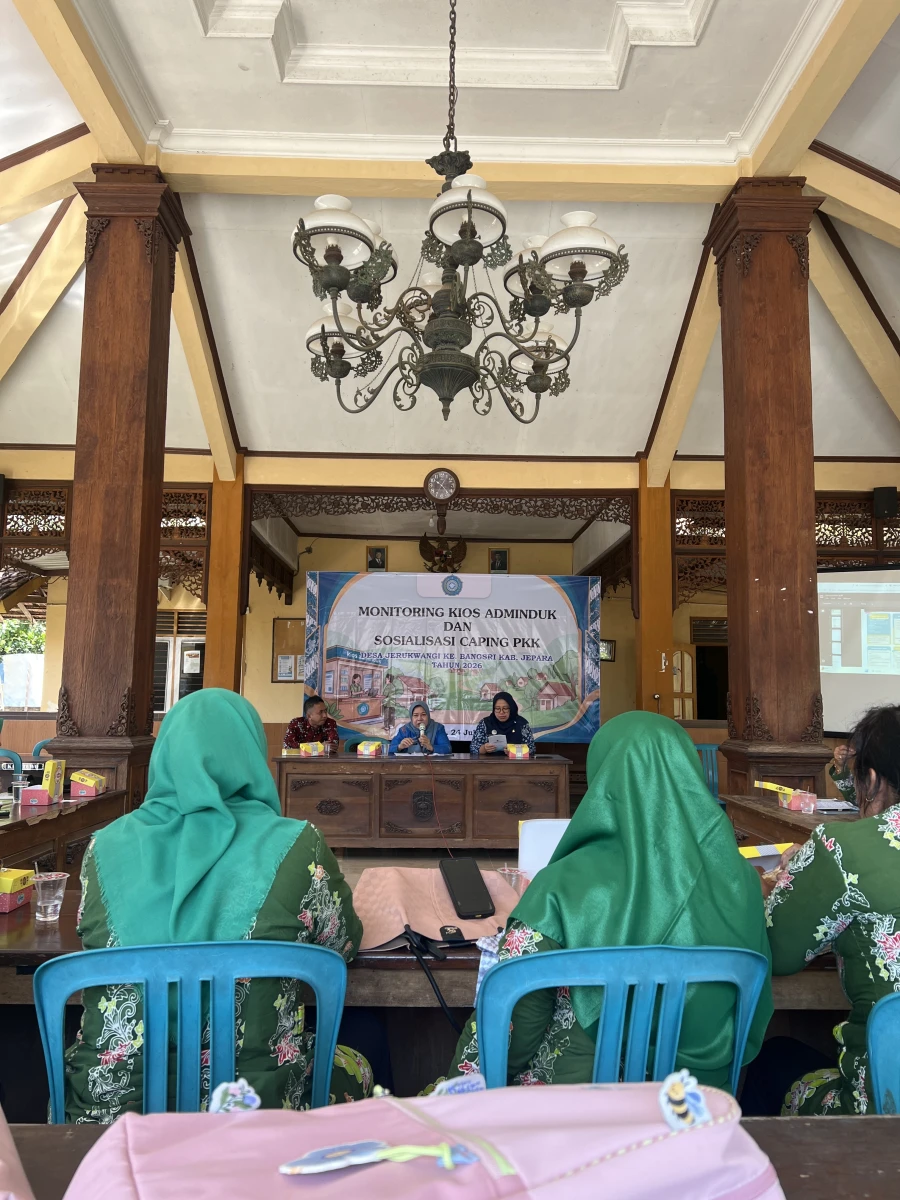 Kegiatan MONITORING KIOS ADMINDUK DAN SOSIALISASI CAPING PKK