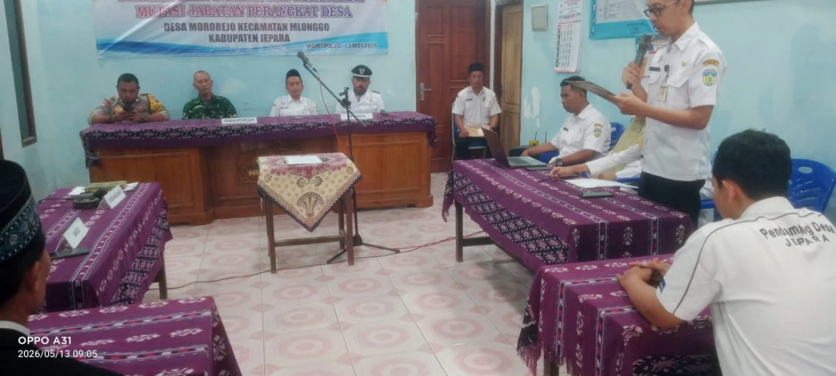 Mutasi Jabatan Perangkat Desa Mororejo