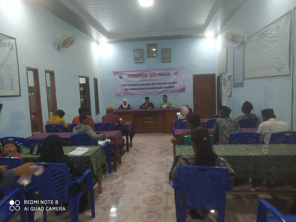 Musdessus Penetapan KPM BLT DD Tahun anggaran 2026
