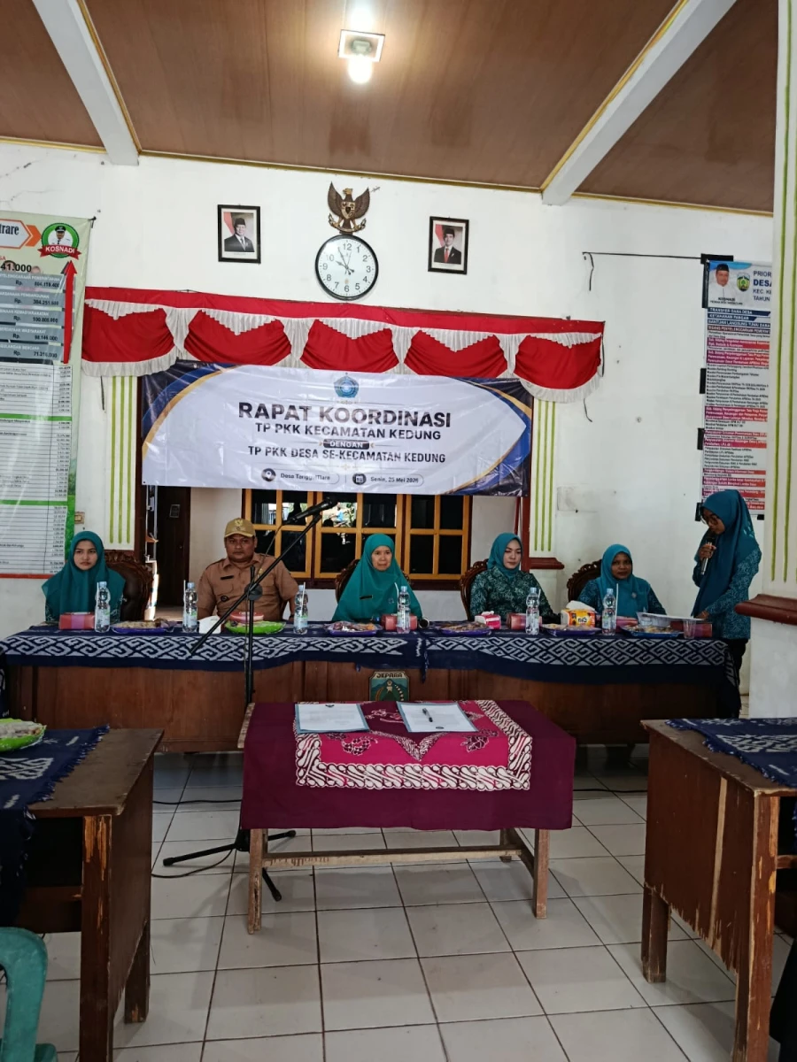 Rapat koordinasi TP-PKK Kecamatan Kedung