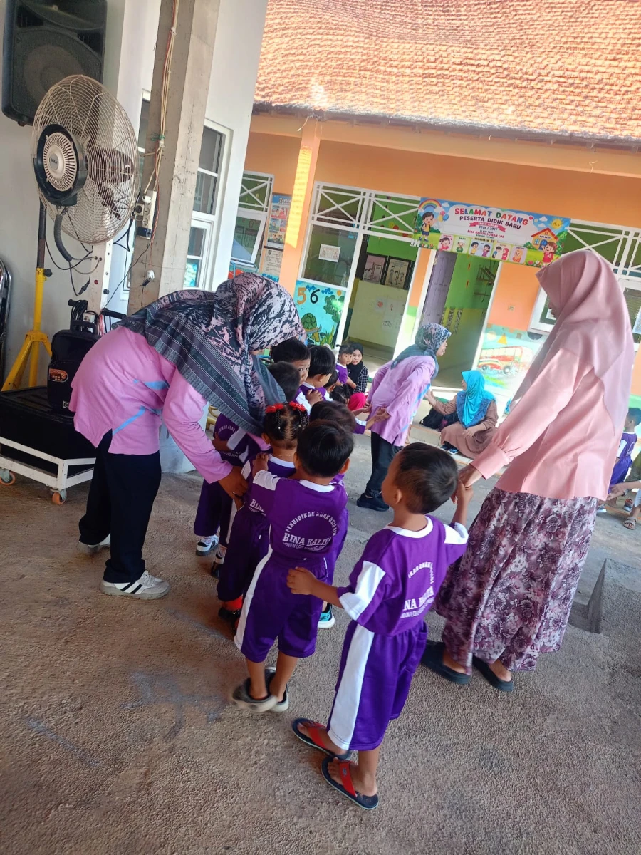 Kunjungan bunda paud kecamatan Kedung 