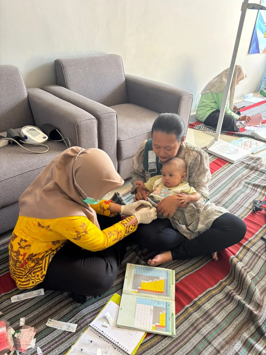 Kegiatan posyandu melati 4 bulan mei