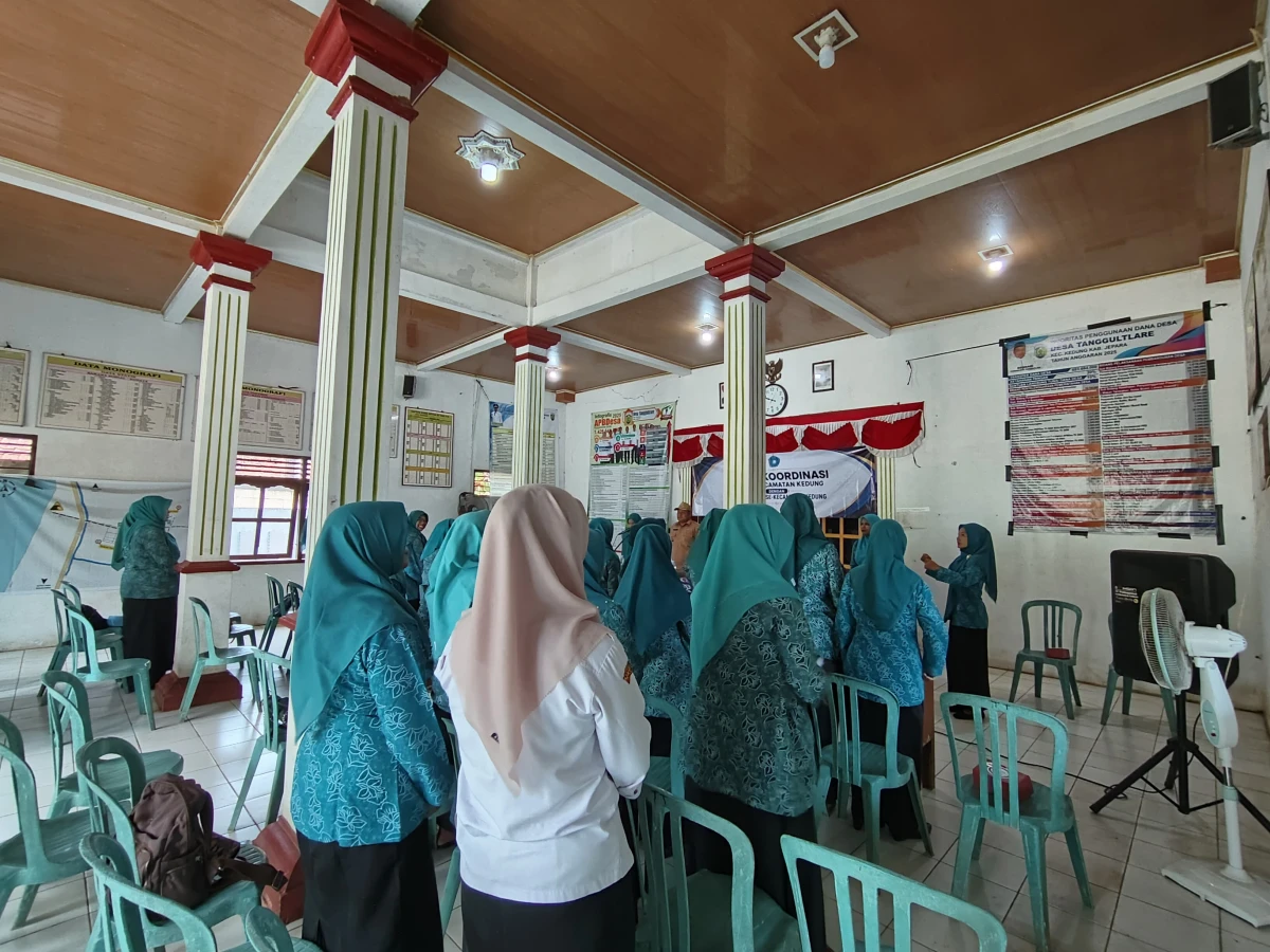 Rapat koordinasi TP PKK Kec dengan TP PKK Desa se- Kec Kedung