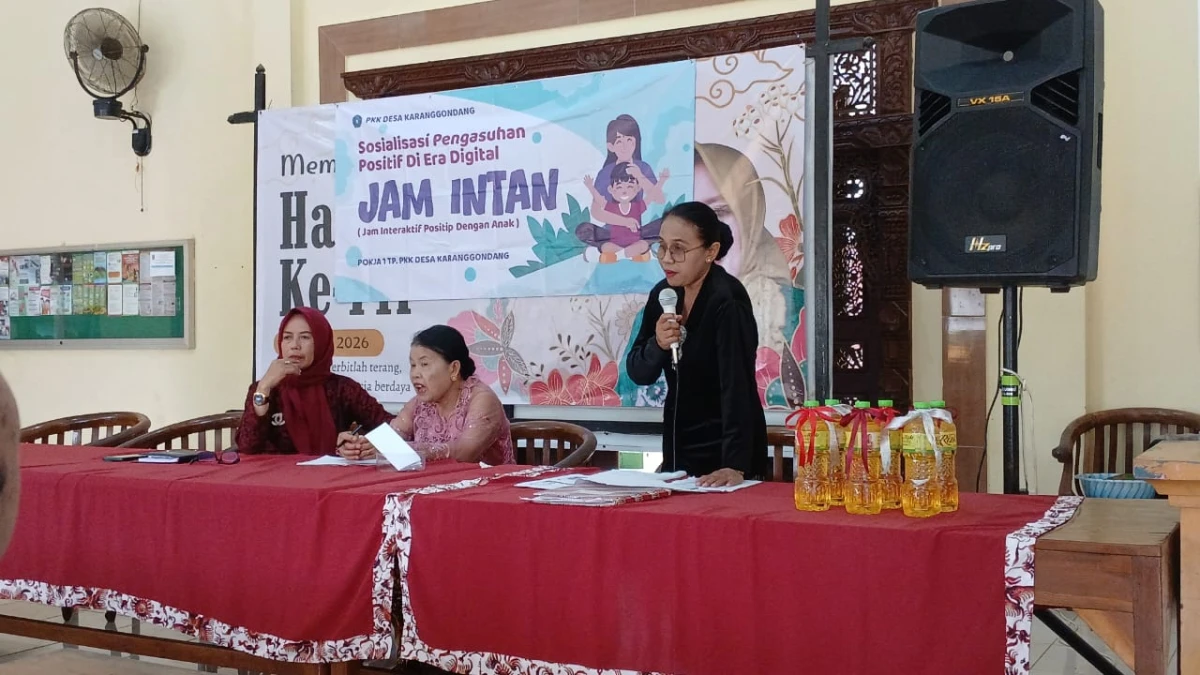 Pokja 1 TP PKK Kecamatan Mlonggo Jadi Narasumber Sosialisasi Pengasuhan Positif JAM INTAN 
