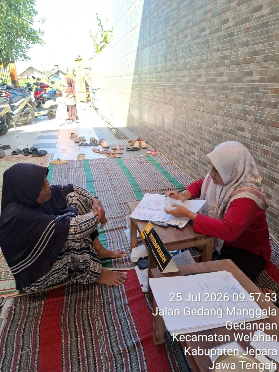 Pemeriksaan Lansia Aisyiah desa gedangan 