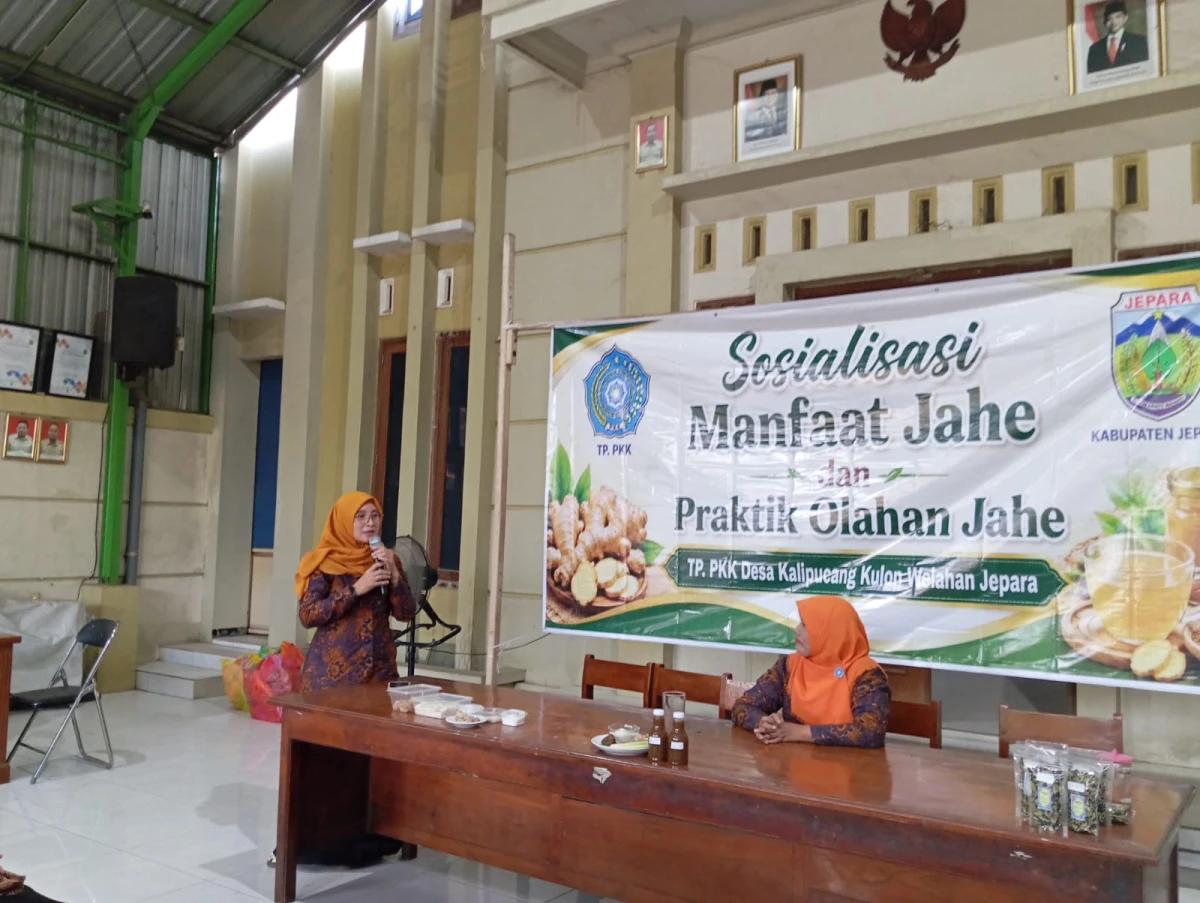 Sosialisasi Manfaat Jahe dan Praktik Olahan Jahe