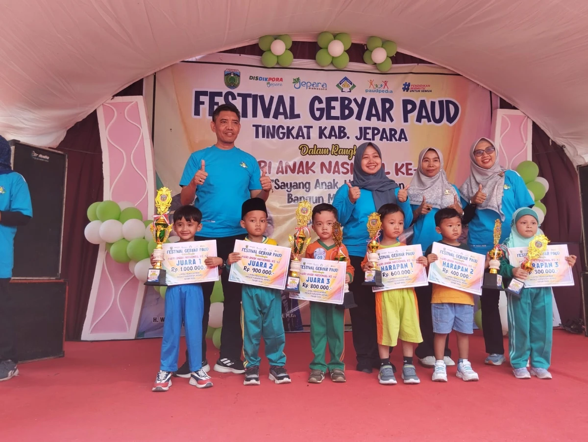 Festival Gebyar PAUD Tingkat Kabupaten Jepara TK Mardi Peni Desa Ketilengsingolelo